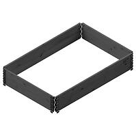 Vyvýšený záhon black eco 120x80x19,5 cm