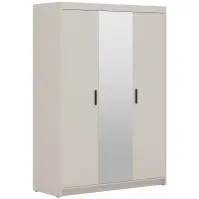 Skriňa Elena 3D zrkadlo pieskovo béžová