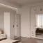 Skriňa Elena 3D zrkadlo pieskovo béžová,7