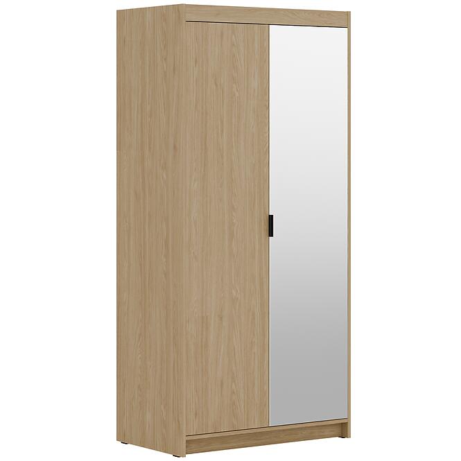 Skriňa Elena 2D 1zrkadlo dub olejovaný