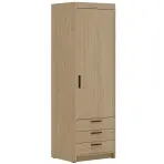 Skriňa Elena 60 cm – dub olejovaný, jednodverová, zásuvky