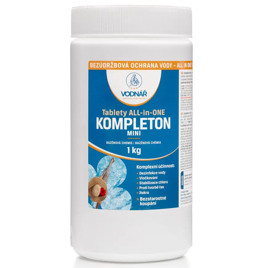Vodnar chlórové tablety 1 kg