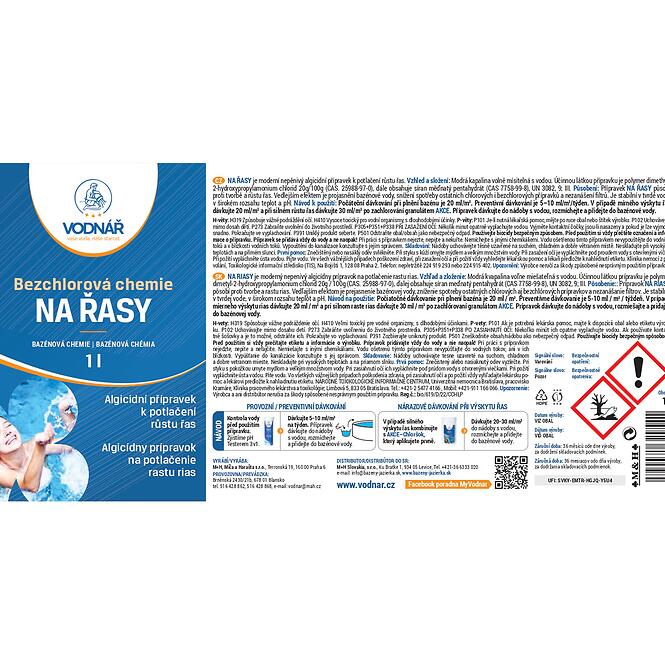 Vodnár prípravok na riasy 1l,2