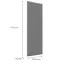 Čelo skrinky Luxeo F16-G30(100) tenký rám grey,2