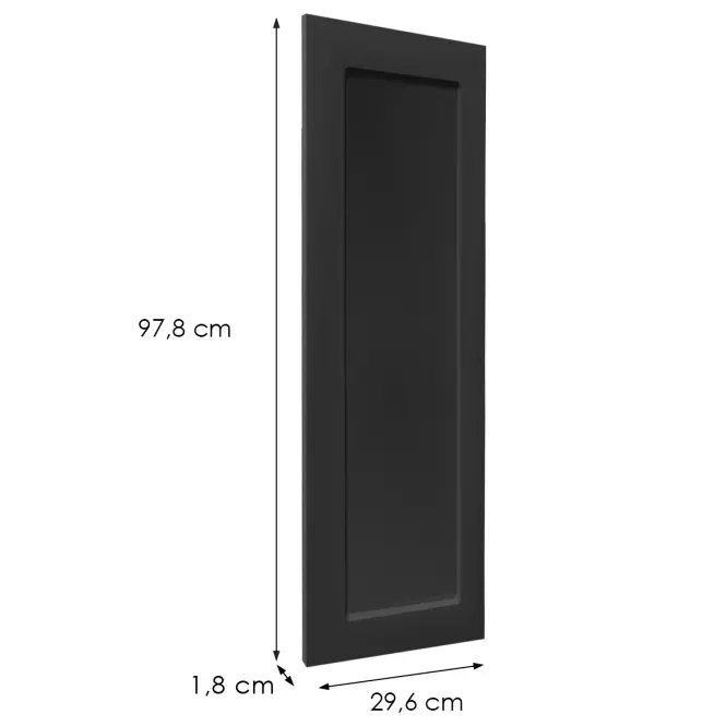 Čelo skrinky Luxeo F15-G30(100) rám black,2