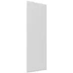 Čelo skrinky Luxeo F16-G30(72) tenký rám white