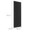 Čelo skrinky Luxeo F13-G30(100) hampton black,2