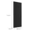 Čelo skrinky Luxeo F13-G30(72) hampton black,2