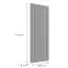 Čelo skrinky Luxeo F13-G30(72) hampton grey,2