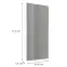 Čelo skrinky Luxeo F02-G40(72) grey lak,2