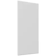 Čelo skrinky Luxeo F16-G40(72) tenký rám white