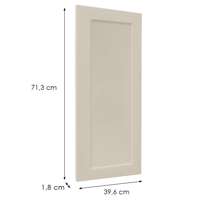 Čelo skrinky Luxeo F15-G40(72) rám kašmír,2