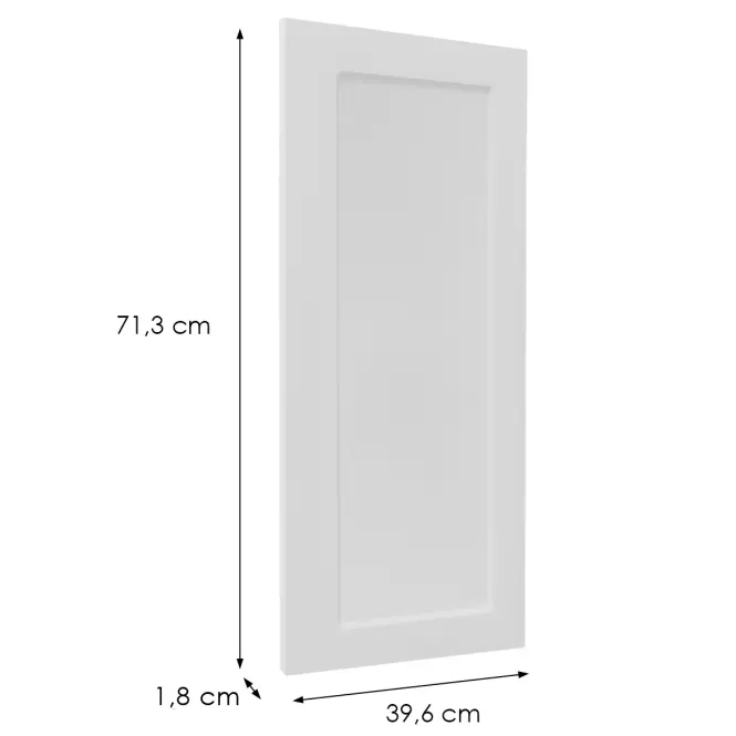 Čelo skrinky Luxeo F15-G40(72) rám white