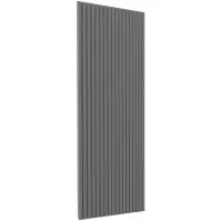 Čelo skrinky Luxeo F14-G40(100) ryfla dark grey