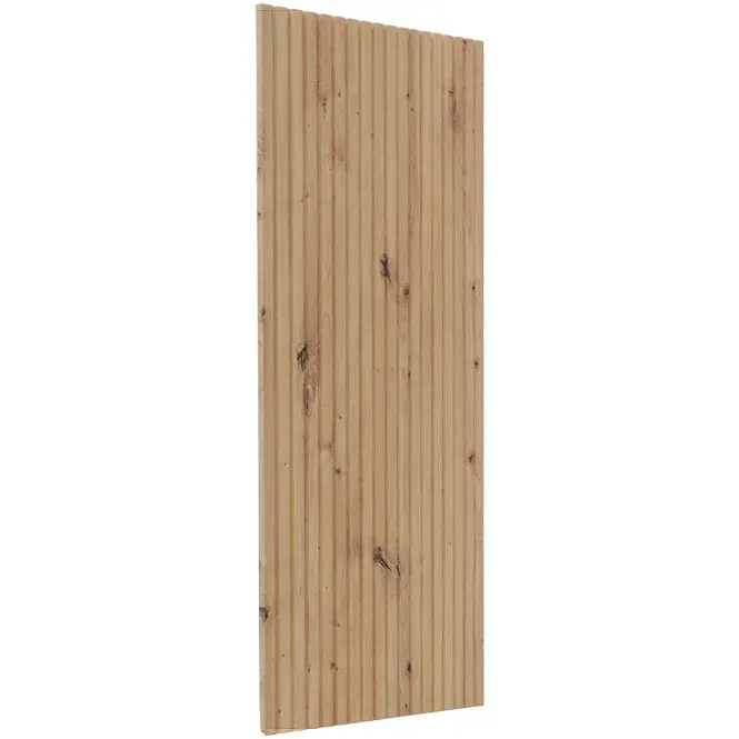 Čelo skrinky Luxeo F14-G40(100) ryfla dub