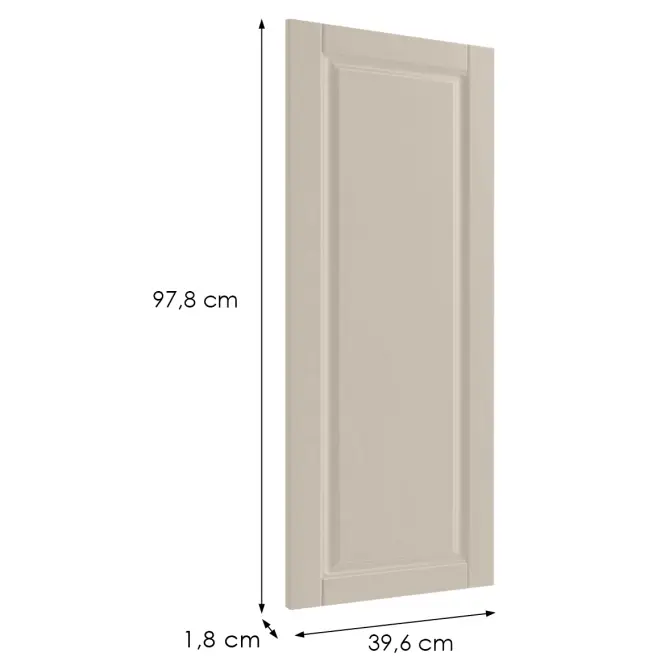 Čelo skrinky Luxeo F13-G40(100) hampton kašmír,2