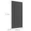 Čelo skrinky Luxeo F13-G40(72) hampton dark grey,2