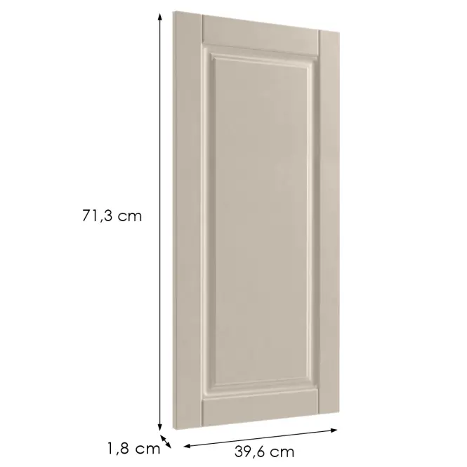 Čelo skrinky Luxeo F13-G40(72) hampton kašmír,2