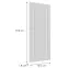 Čelo skrinky Luxeo F13-G40(100) hampton white,2