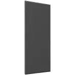 Čelo skrinky Luxeo F16-G40(100) tenký rám dark grey