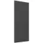 Čelo skrinky Luxeo F16-G40(100) tenký rám dark grey