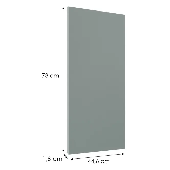 Čelo skrinky Luxeo F08-G45(72) green,2