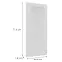 Čelo skrinky Luxeo F15-G45(72) rám white,2