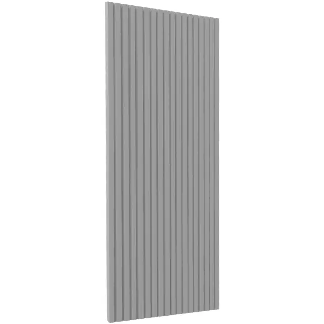 Čelo skrinky Luxeo F14-G45(72) ryfla grey