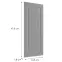Čelo skrinky Luxeo F13-G45(100) hampton grey,2