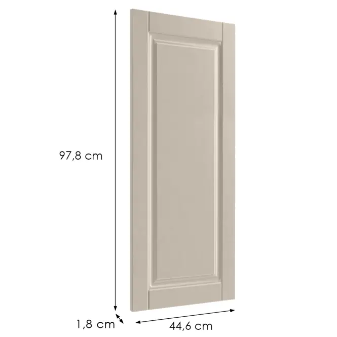 Čelo skrinky Luxeo F13-G45(100) hampton kašmír,2