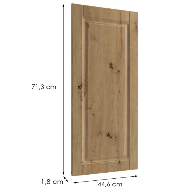 Čelo skrinky Luxeo F13-G45(72) hampton dub,2