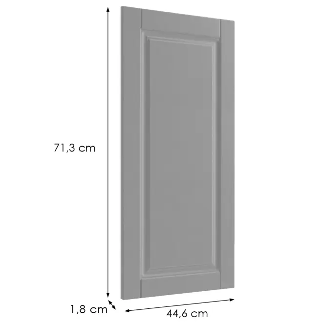 Čelo skrinky Luxeo F13-G45(72) hampton grey,2