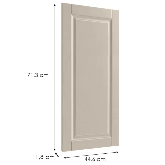 Čelo skrinky Luxeo F13-G45(72) hampton kašmír,2