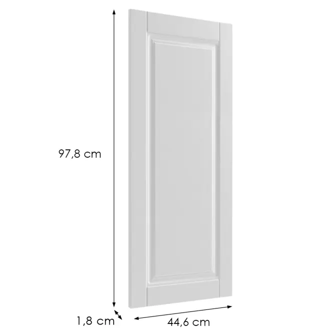 Čelo skrinky Luxeo F13-G45(100) hampton white,2