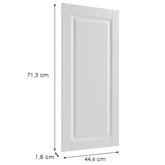 Čelo skrinky Luxeo F13-G45(72) hampton white,2