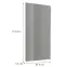 Čelo skrinky Luxeo F02-G60(100) grey lak,2