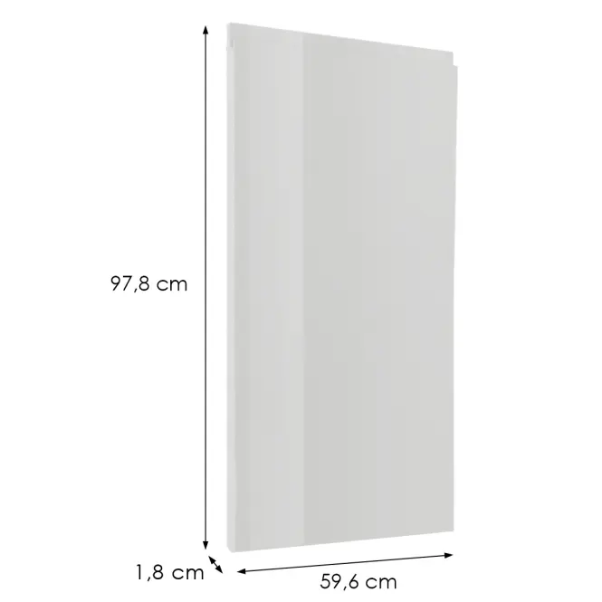 Čelo skrinky Luxeo F02-G60(100) white lak