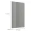 Čelo skrinky Luxeo F02-G60(72) grey lak,2