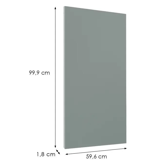 Čelo skrinky Luxeo F08-G60(100) green