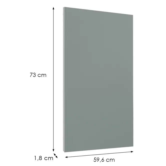 Čelo skrinky Luxeo F08-G60(72) green,2