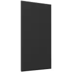Čelo skrinky Luxeo F16-G60(100) tenký rám black