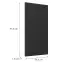 Čelo skrinky Luxeo F16-G60(100) tenký rám black,2