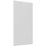 Čelo skrinky Luxeo F16-G60(100) tenký rám white