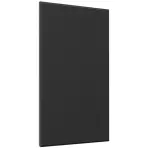 Čelo skrinky Luxeo F16-G60(72) tenký rám black