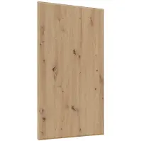 Čelo skrinky Luxeo F16-G60(72) tenký rám dub