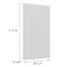 Čelo skrinky Luxeo F16-G60(72) tenký rám white,2