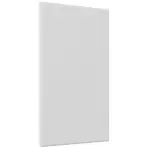 Čelo skrinky Luxeo F16-G60(72) tenký rám white