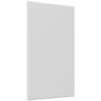 Čelo skrinky Luxeo F16-G60(72) tenký rám white