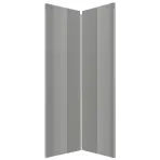 Čelo skrinky Luxeo F02-G60N2(100) grey lak