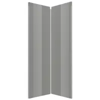 Čelo skrinky Luxeo F02-G60N2(100) grey lak